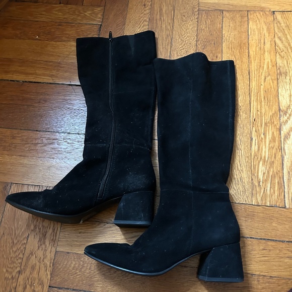 Vagabond Shoemakers tall black suede boots - Picture 2 of 3